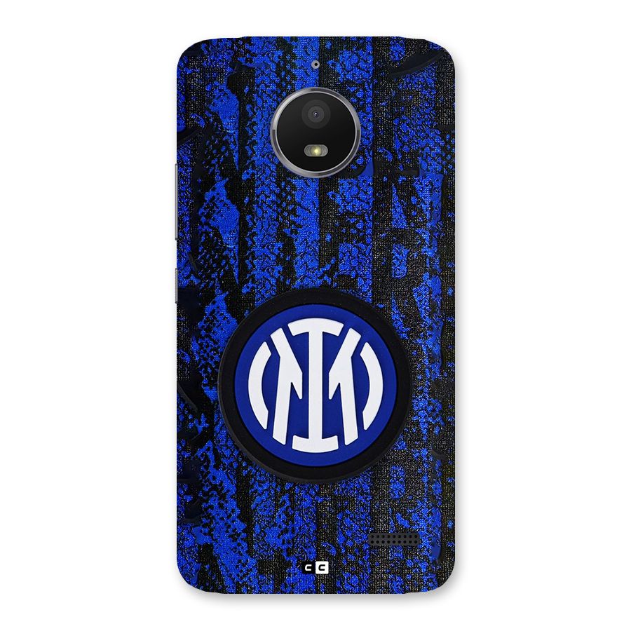 Inter Milan Texture Back Case for Moto E4