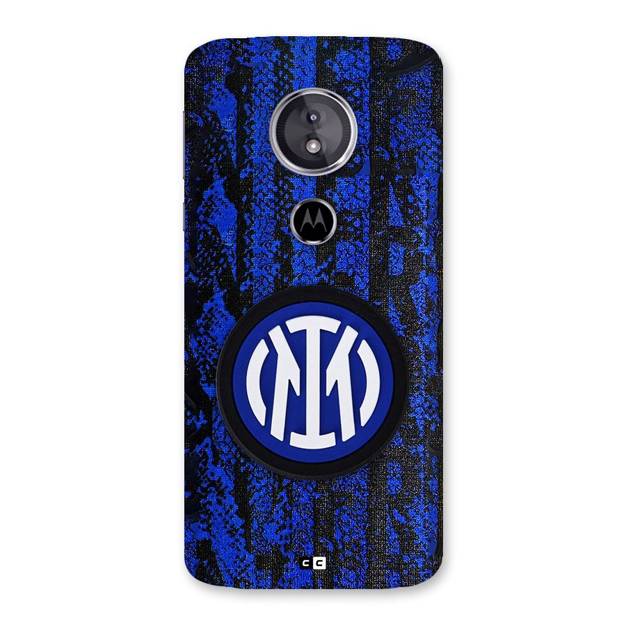 Inter Milan Texture Back Case for Moto E5