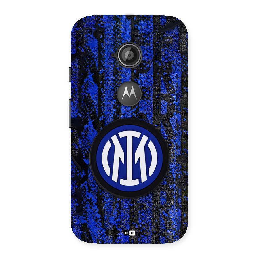 Inter Milan Texture Back Case for Moto E 2nd Gen