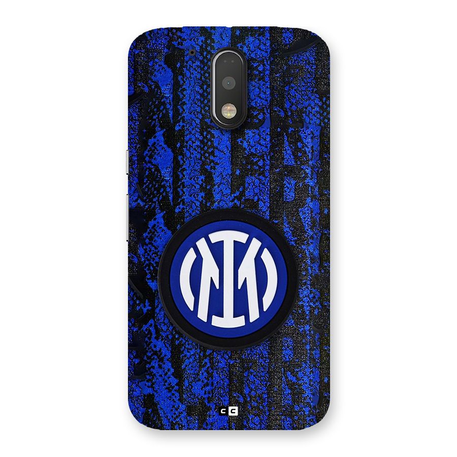 Inter Milan Texture Back Case for Moto G4 Plus