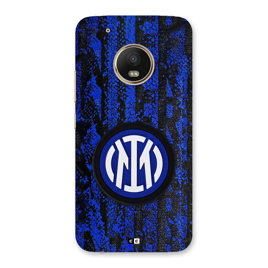Inter Milan Texture Back Case for Moto G5 Plus
