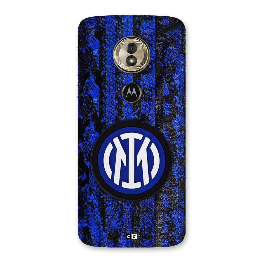 Inter Milan Texture Back Case for Moto G6 Play