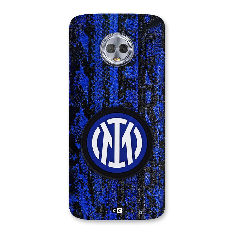 Inter Milan Texture Back Case for Moto G6 Plus
