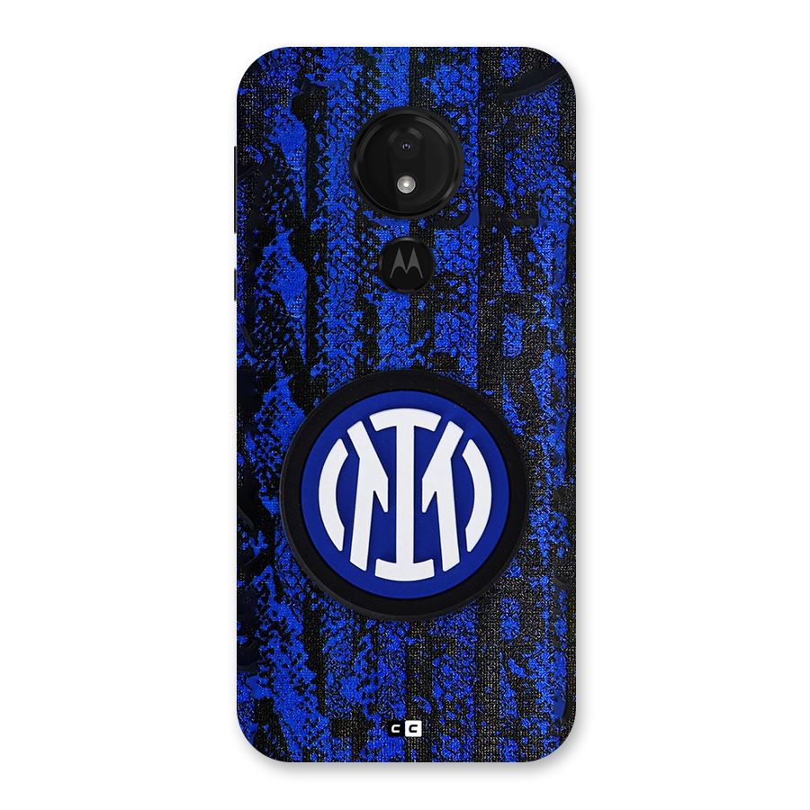 Inter Milan Texture Back Case for Moto G7 Power