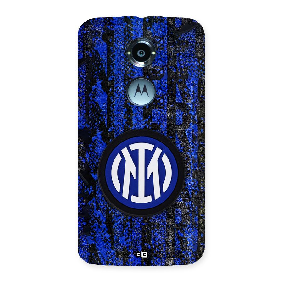 Inter Milan Texture Back Case for Moto X2