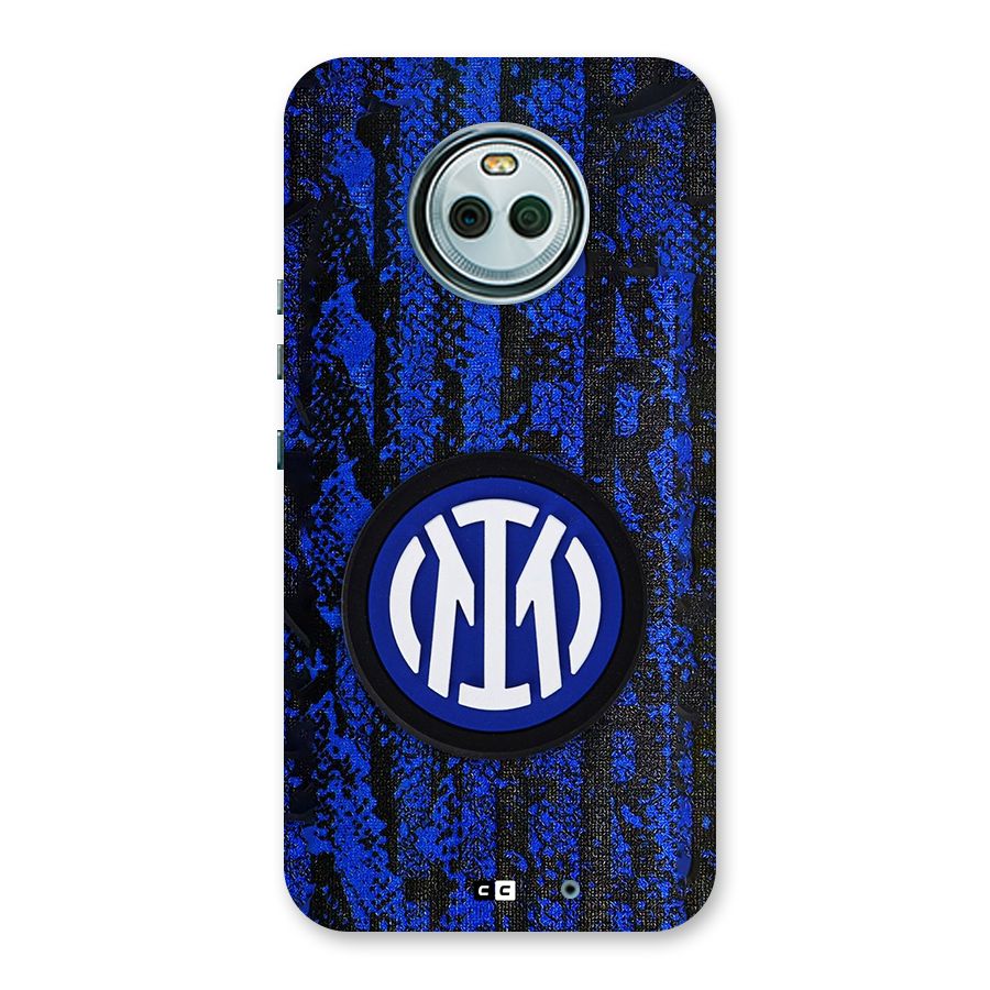 Inter Milan Texture Back Case for Moto X4