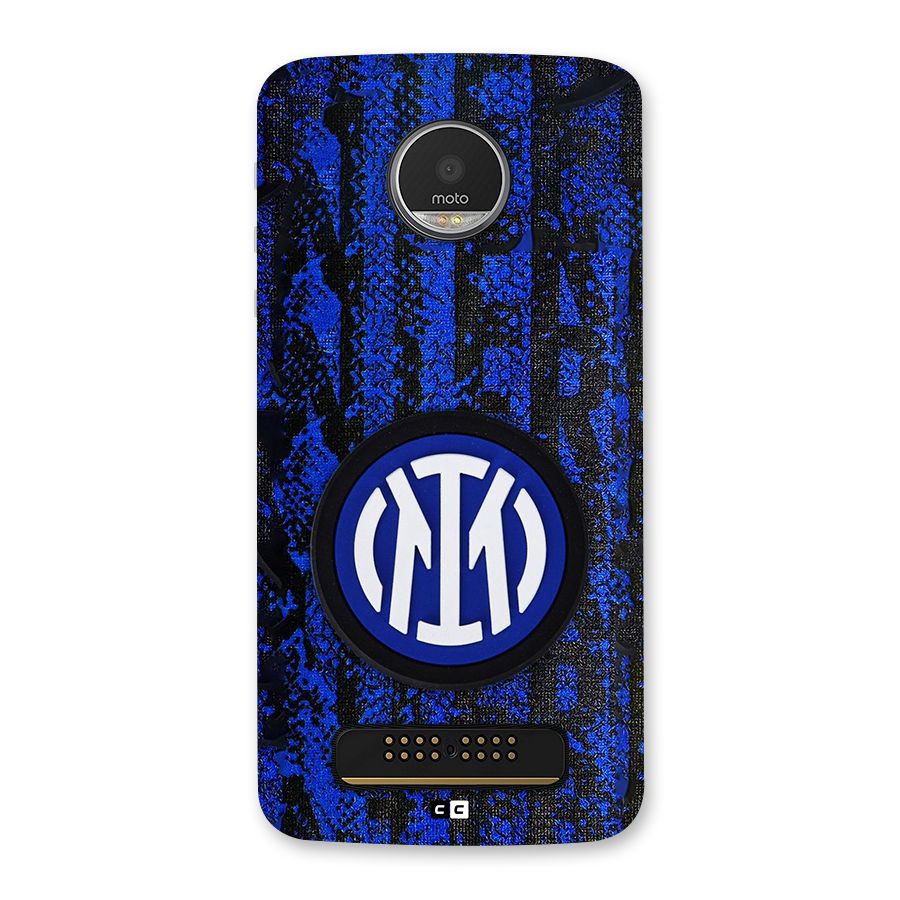 Inter Milan Texture Back Case for Moto Z Play