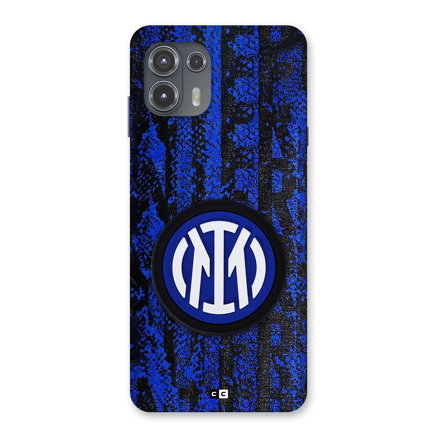 Inter Milan Texture Back Case for Motorola Edge 20 Fusion