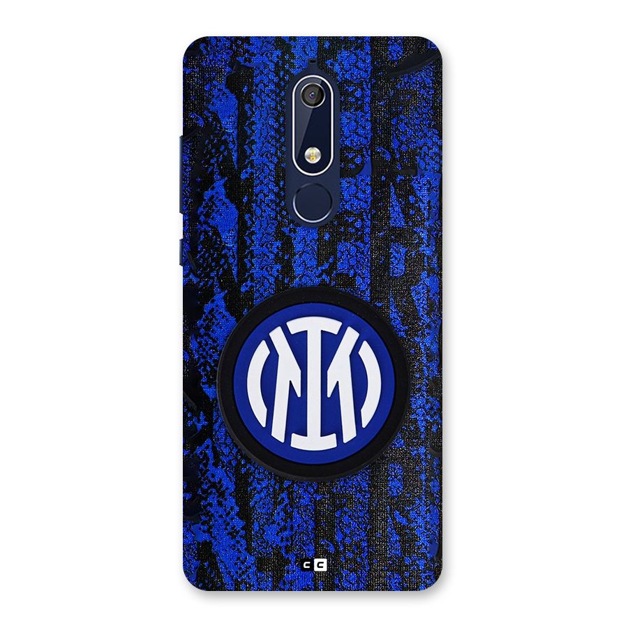 Inter Milan Texture Back Case for Nokia 5.1