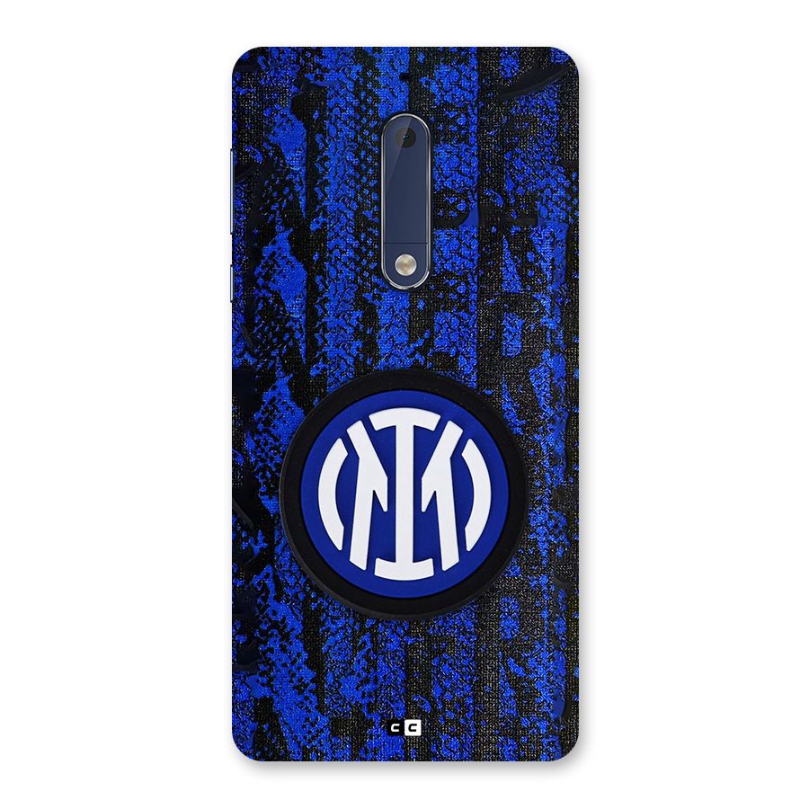 Inter Milan Texture Back Case for Nokia 5