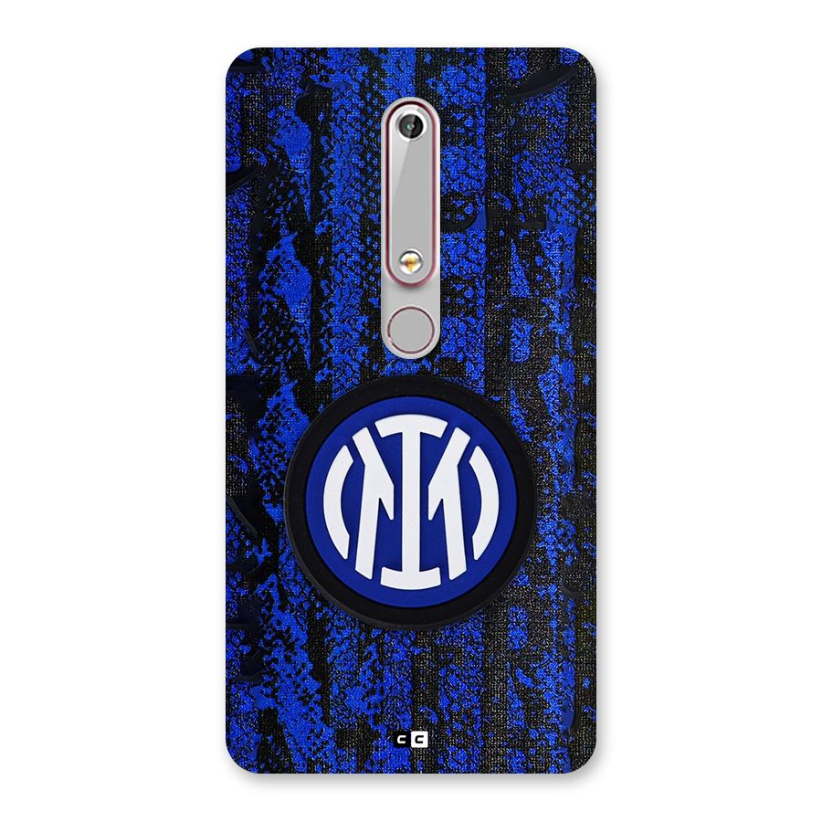 Inter Milan Texture Back Case for Nokia 6.1
