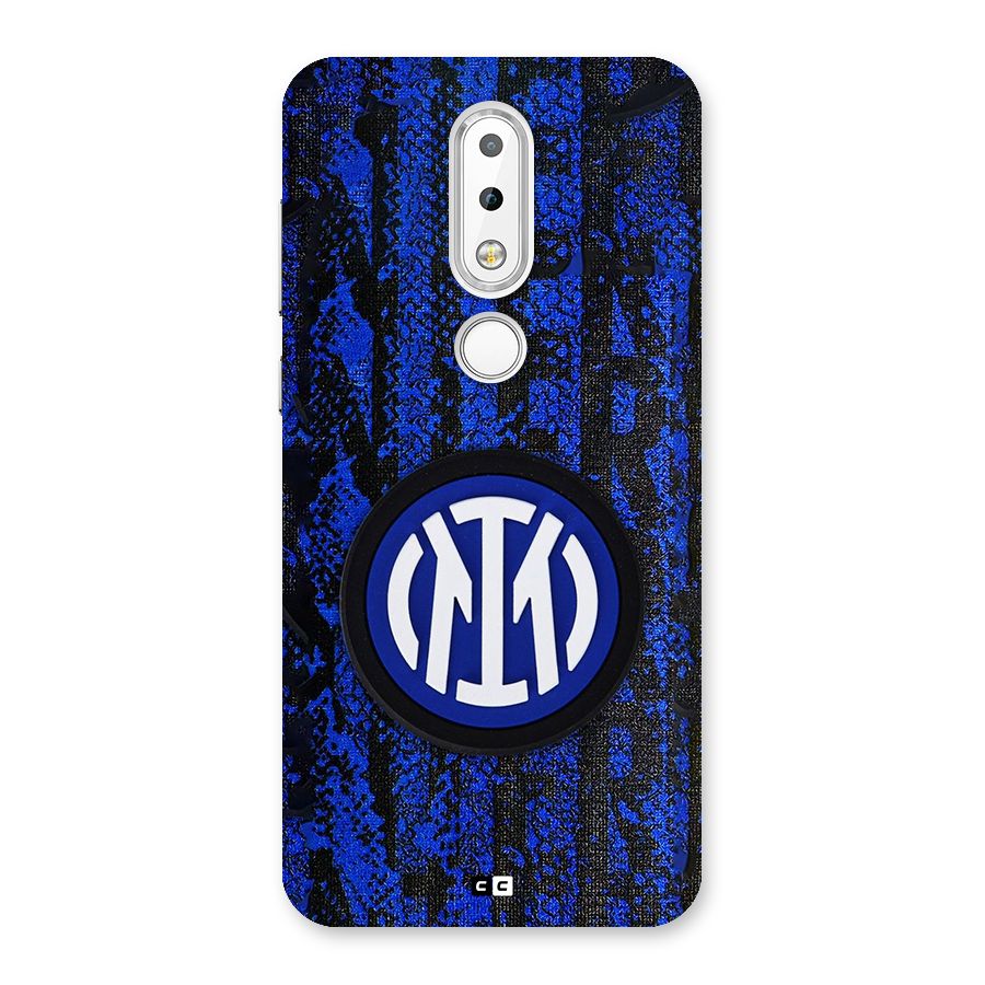 Inter Milan Texture Back Case for Nokia 6.1 Plus
