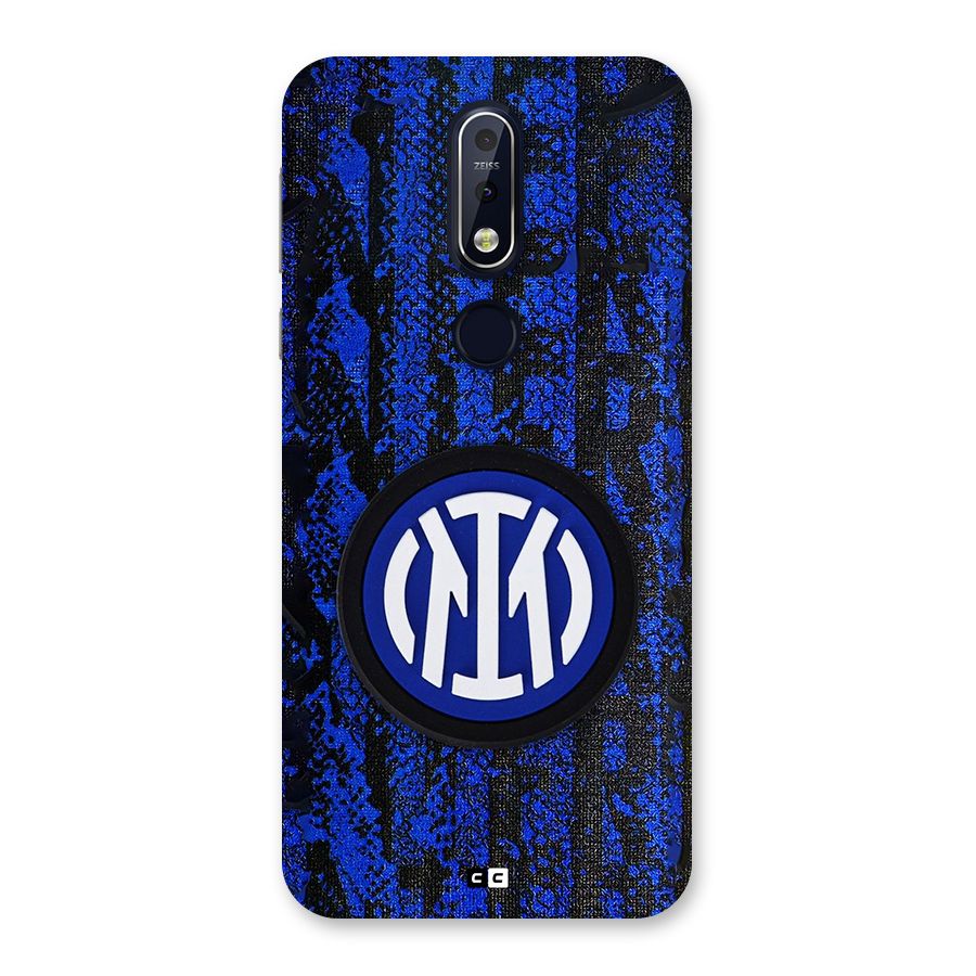 Inter Milan Texture Back Case for Nokia 7.1