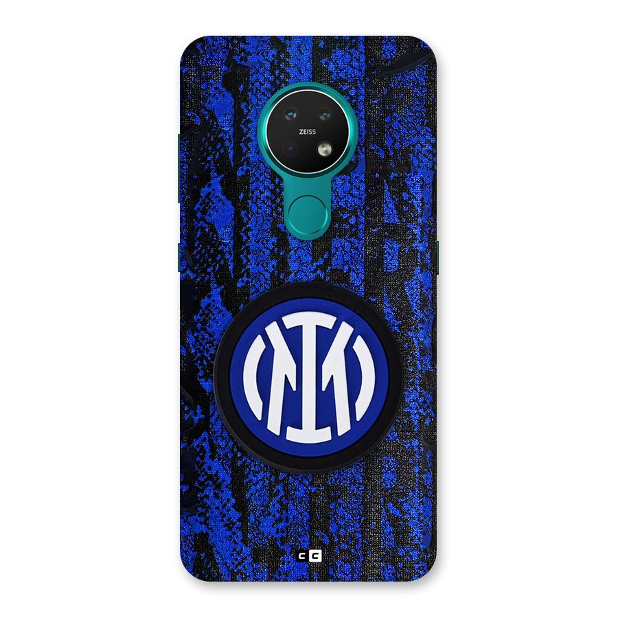 Inter Milan Texture Back Case for Nokia 7.2