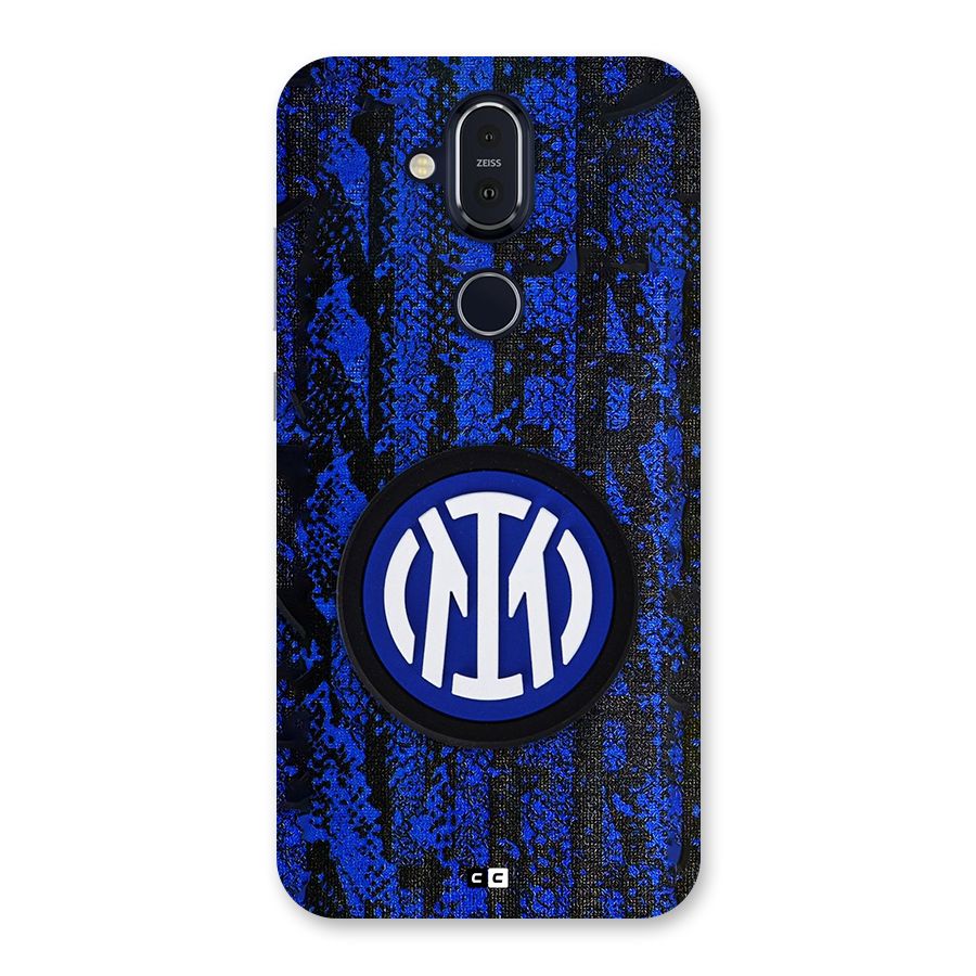 Inter Milan Texture Back Case for Nokia 8.1