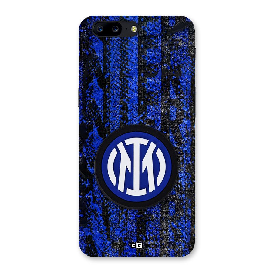 Inter Milan Texture Back Case for OnePlus 5