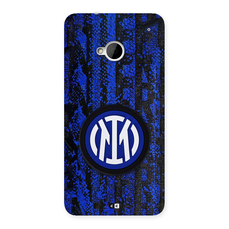 Inter Milan Texture Back Case for One M7 (Single Sim)