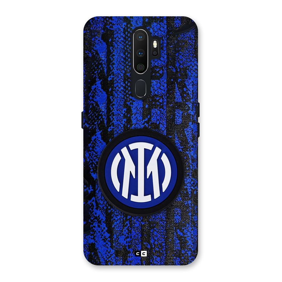 Inter Milan Texture Back Case for Oppo A5 (2020)
