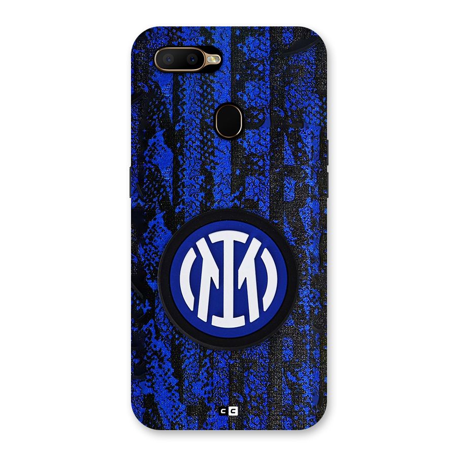Inter Milan Texture Back Case for Oppo A5s