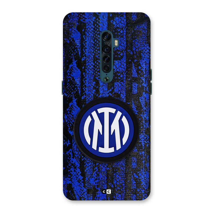 Inter Milan Texture Back Case for Oppo Reno2