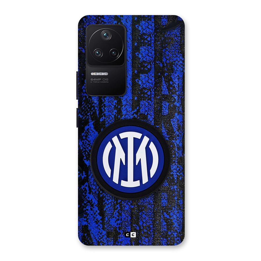 Inter Milan Texture Back Case for Poco F4 5G