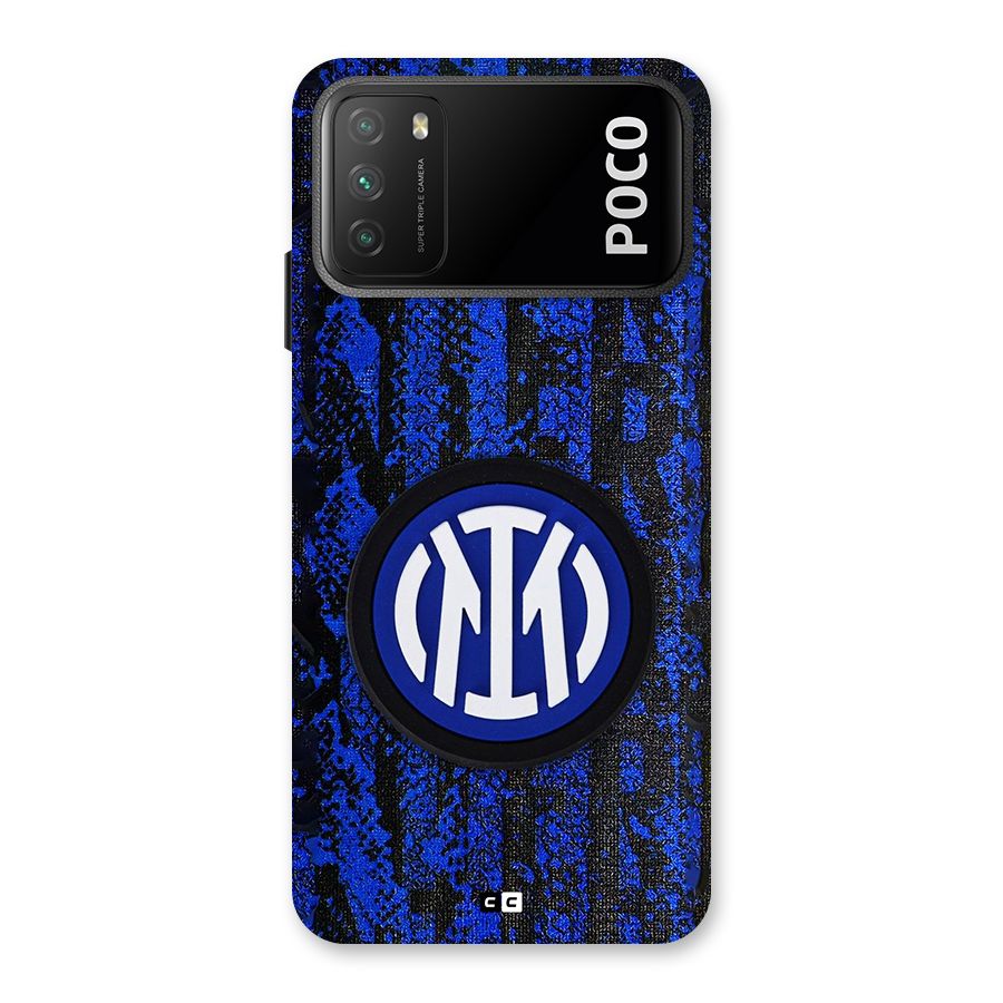 Inter Milan Texture Back Case for Poco M3