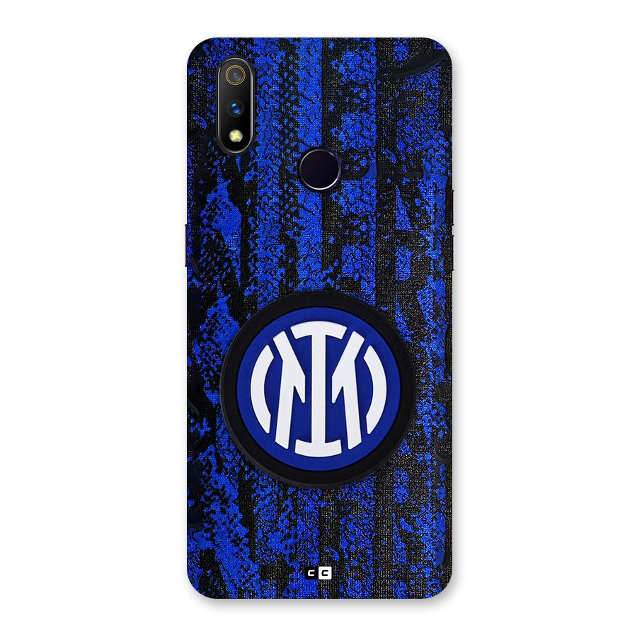 Inter Milan Texture Back Case for Realme 3 Pro