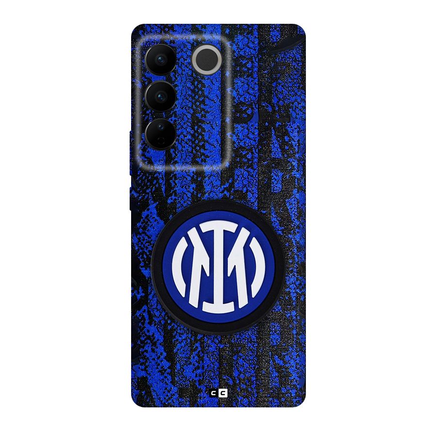 Inter Milan Texture Back Case for Vivo V27