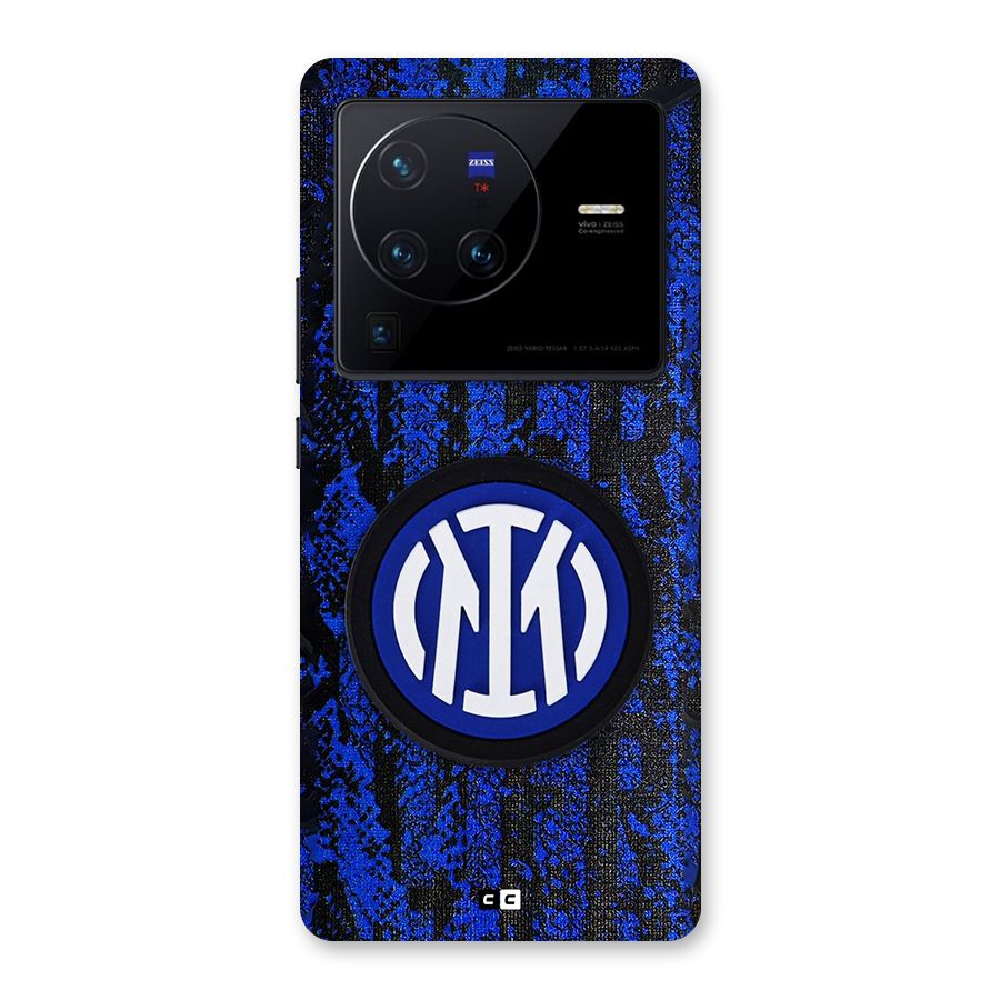Inter Milan Texture Back Case for Vivo X80 Pro
