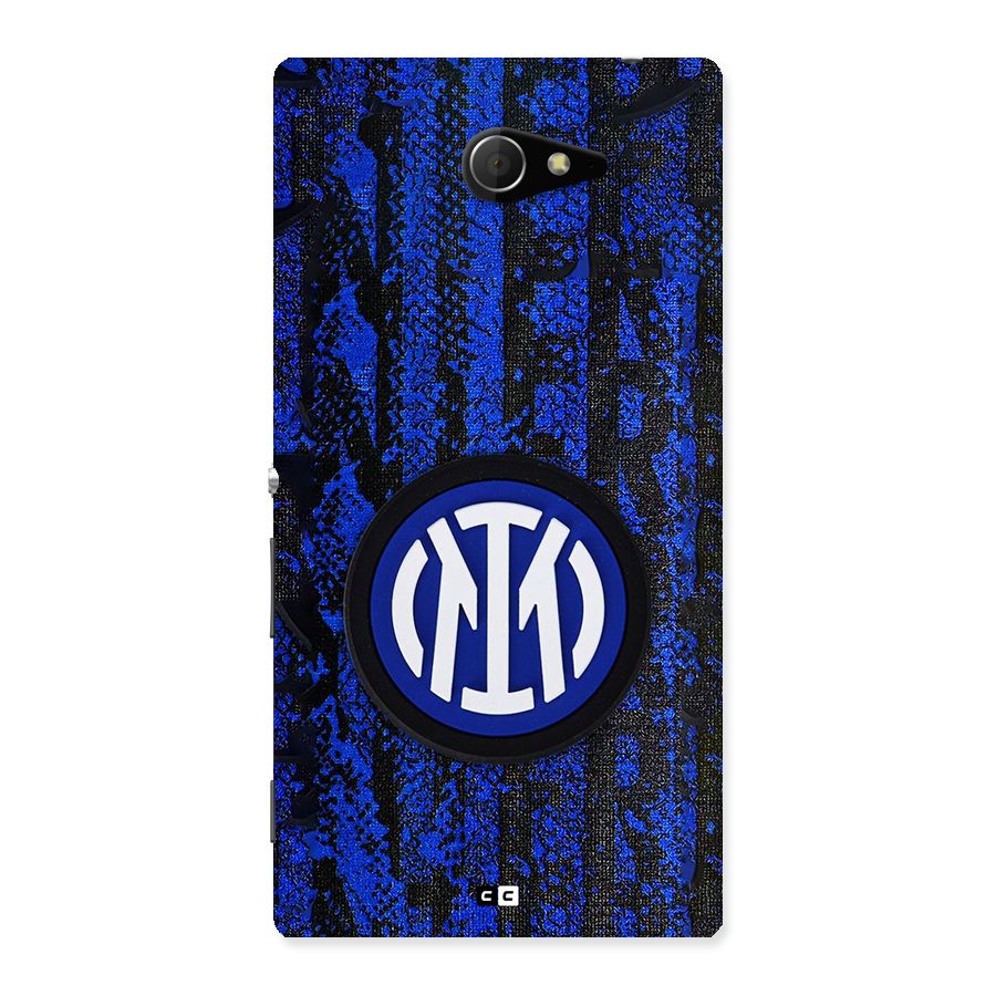 Inter Milan Texture Back Case for Xperia M2