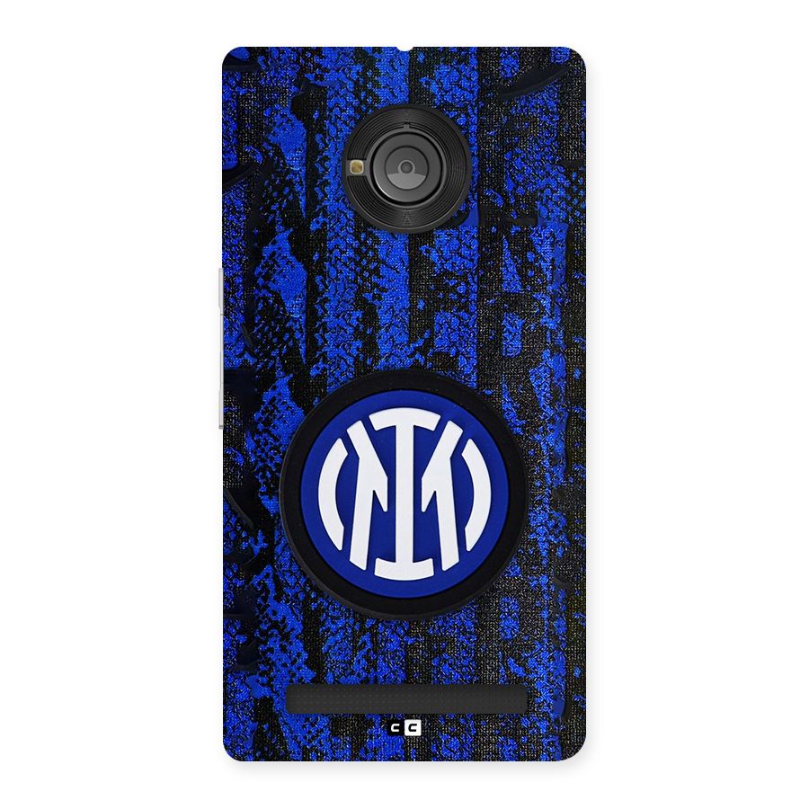 Inter Milan Texture Back Case for Yuphoria