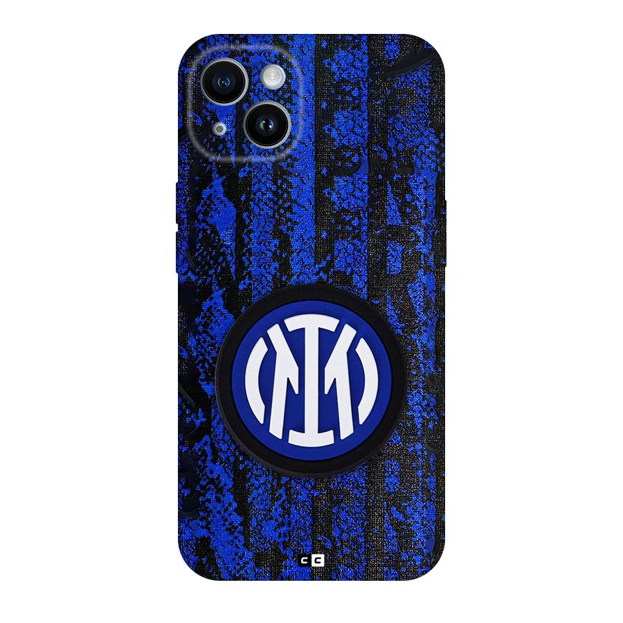 Inter Milan Texture Back Case for iPhone 14