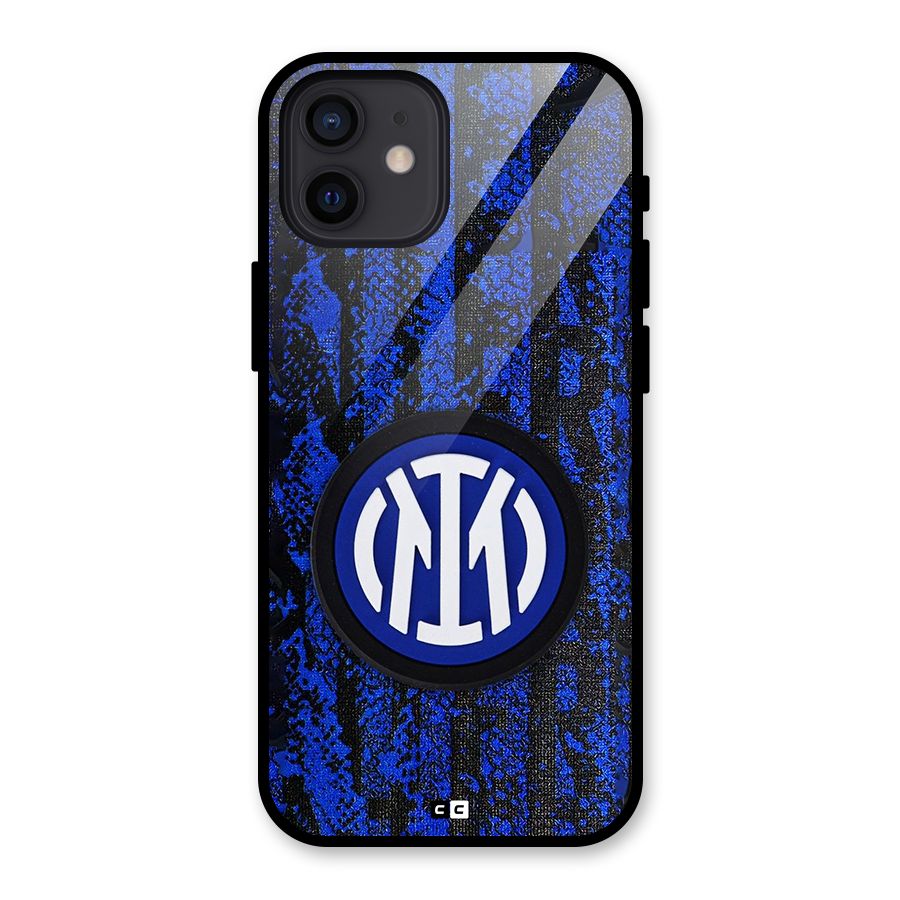 Inter Milan Texture Back Case for iPhone 12