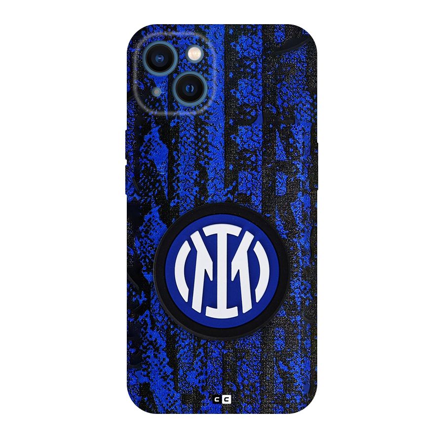 Inter Milan Texture Back Case for iPhone 13