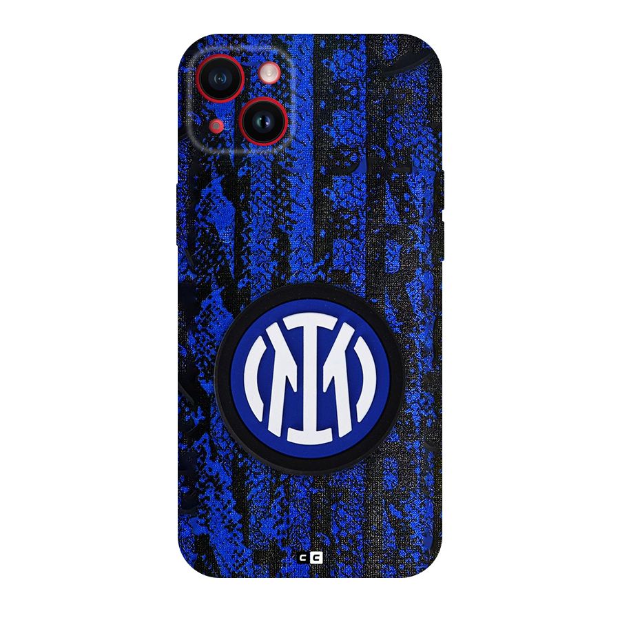 Inter Milan Texture Back Case for iPhone 14 Plus