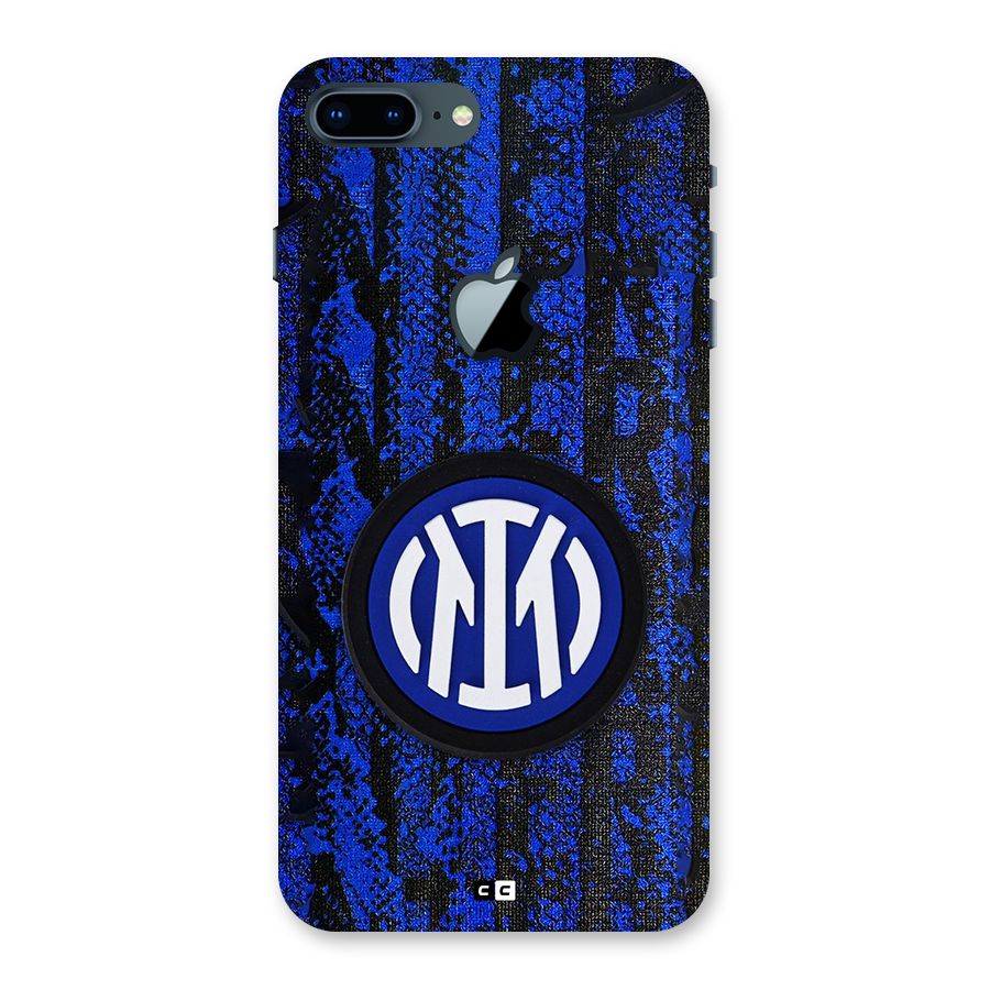Inter Milan Texture Back Case for iPhone 7 Plus Apple Cut
