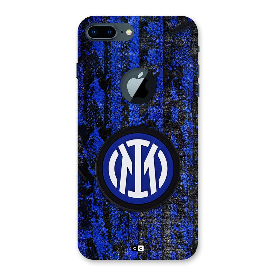 Inter Milan Texture Back Case for iPhone 7 Plus Logo Cut