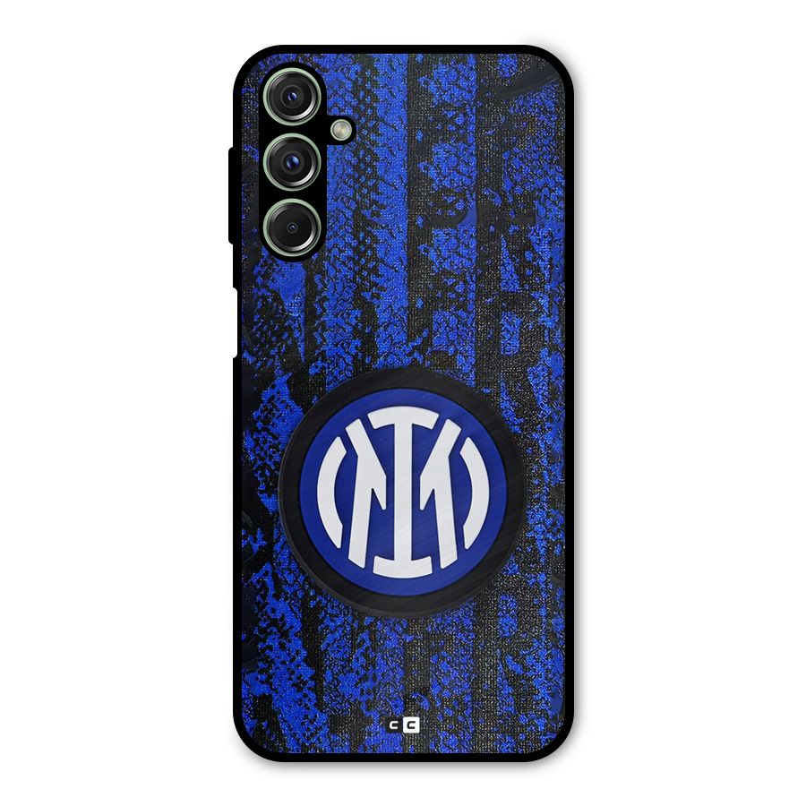 Inter Milan Texture Metal Back Case for Galaxy M34