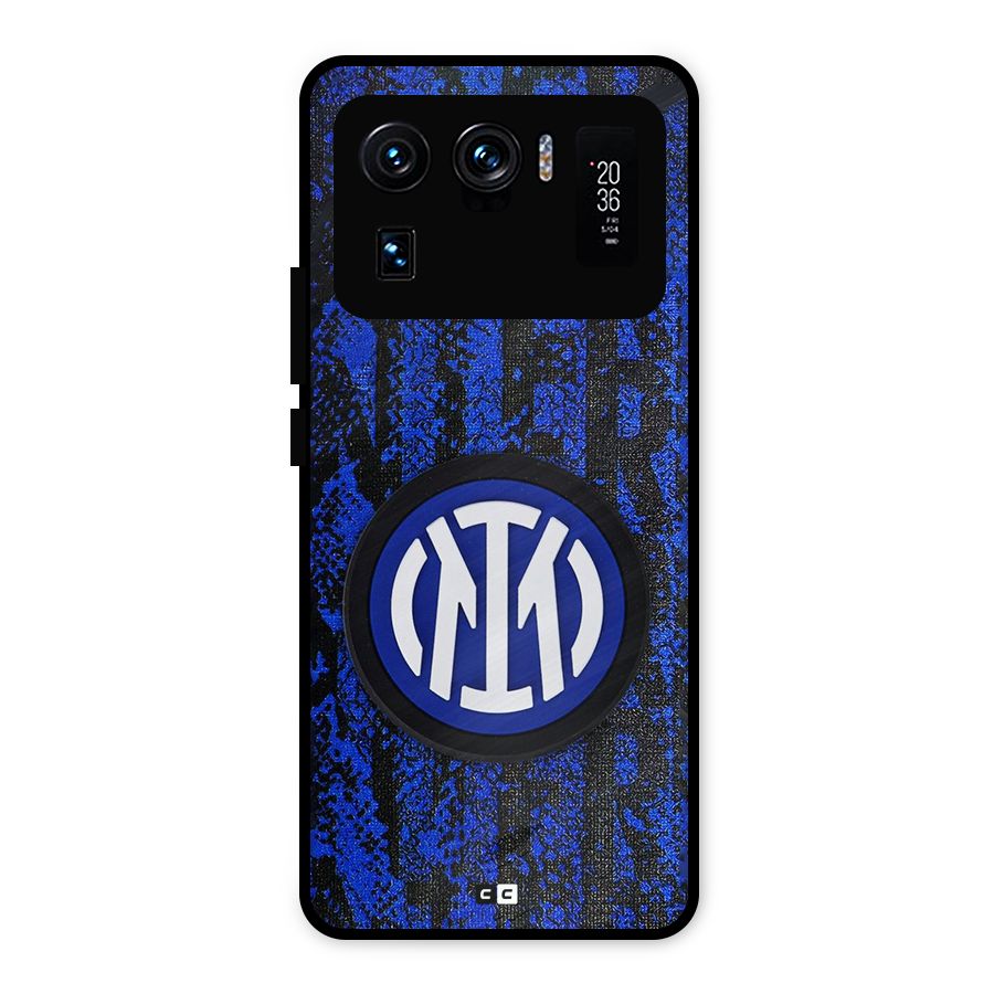 Inter Milan Texture Metal Back Case for Mi 11 Ultra