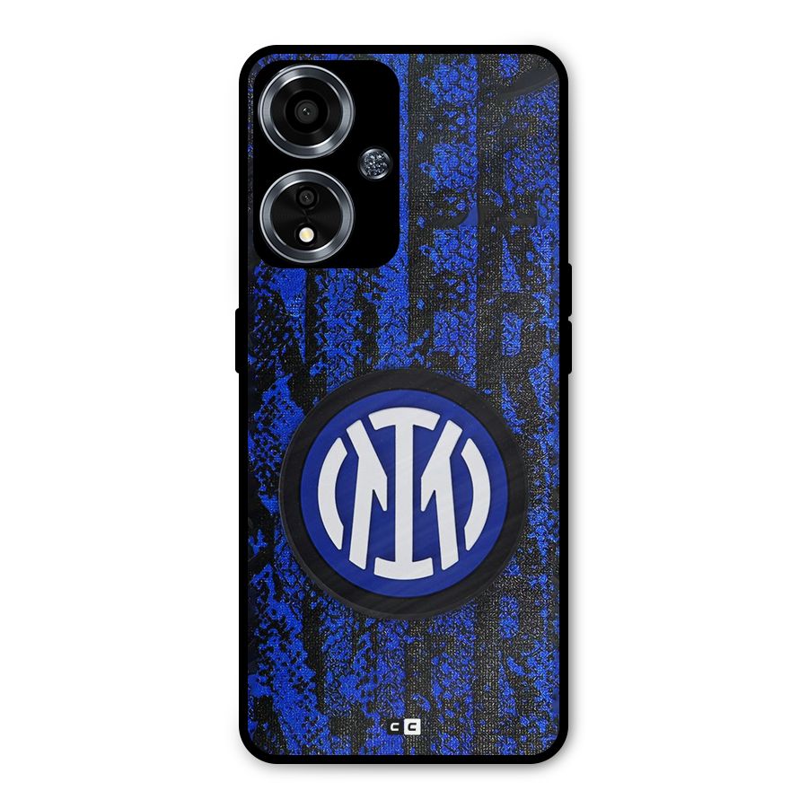 Inter Milan Texture Metal Back Case for Oppo A59