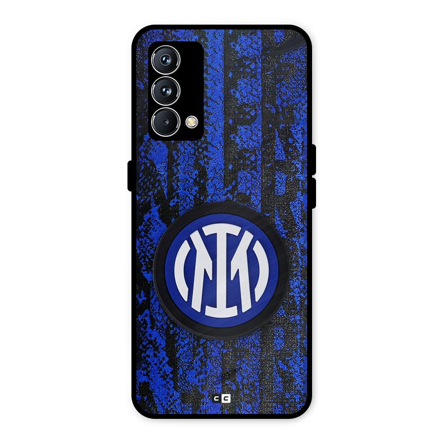 Inter Milan Texture Metal Back Case for Realme GT Master Edition