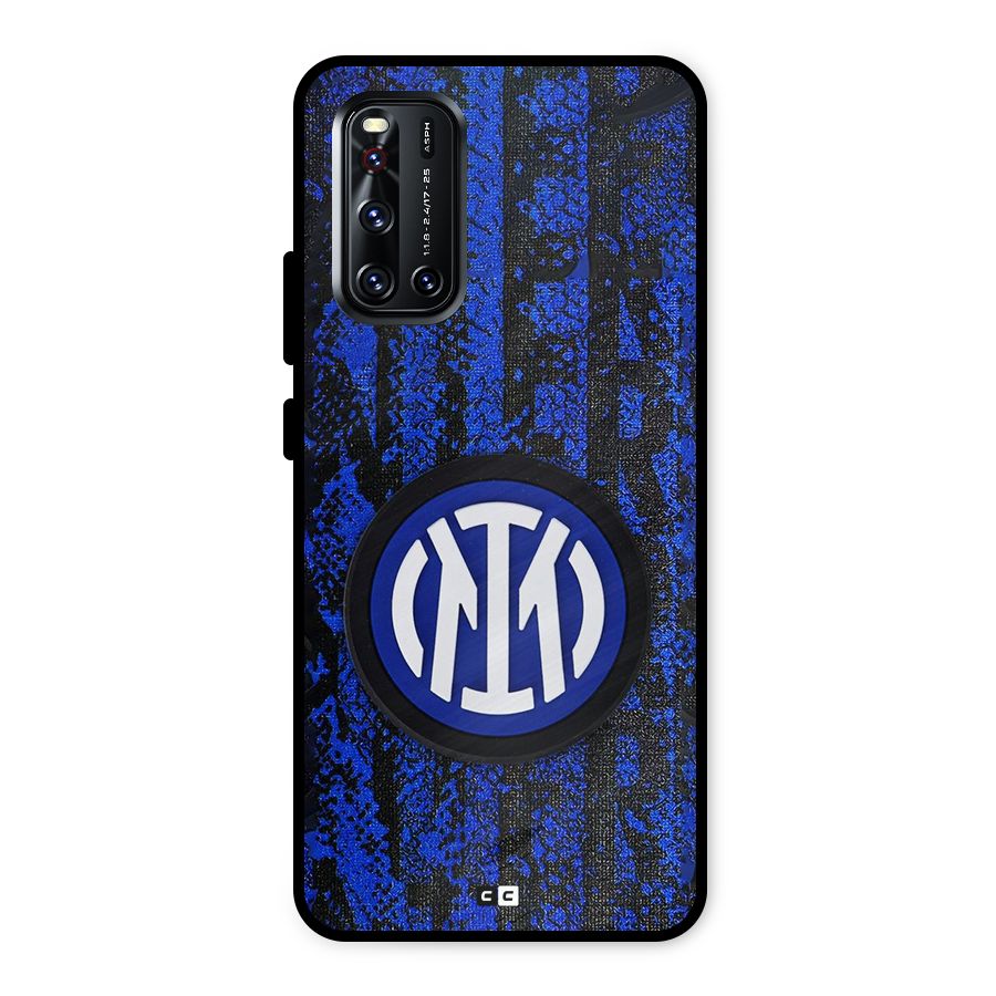 Inter Milan Texture Metal Back Case for Vivo V19
