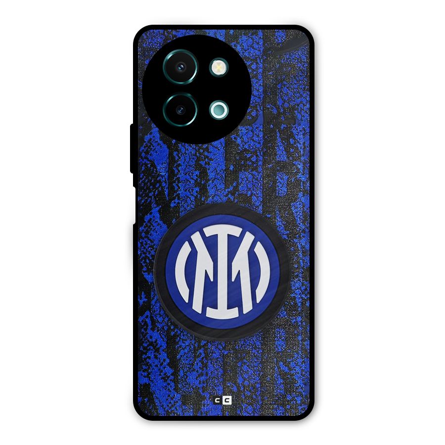 Inter Milan Texture Metal Back Case for Vivo Y58