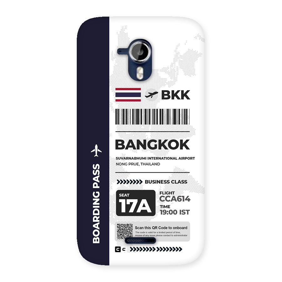 International Boarding Pass Bangkok Back Case for Canvas Magnus A117