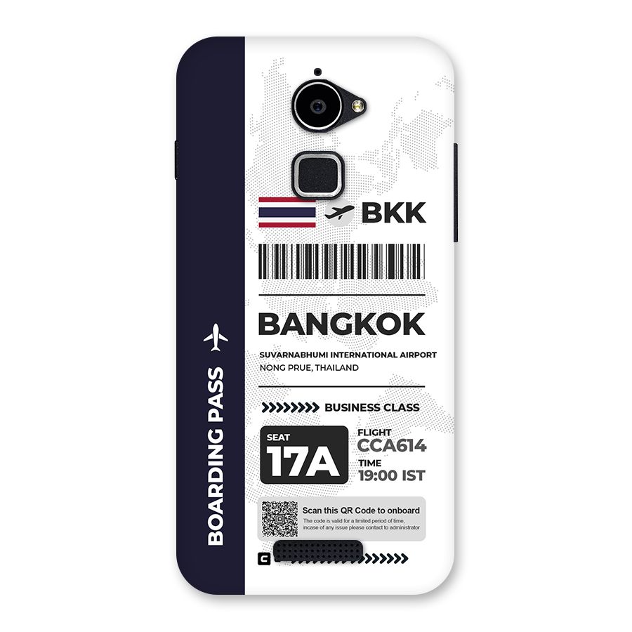 International Boarding Pass Bangkok Back Case for Coolpad Note 3 Lite