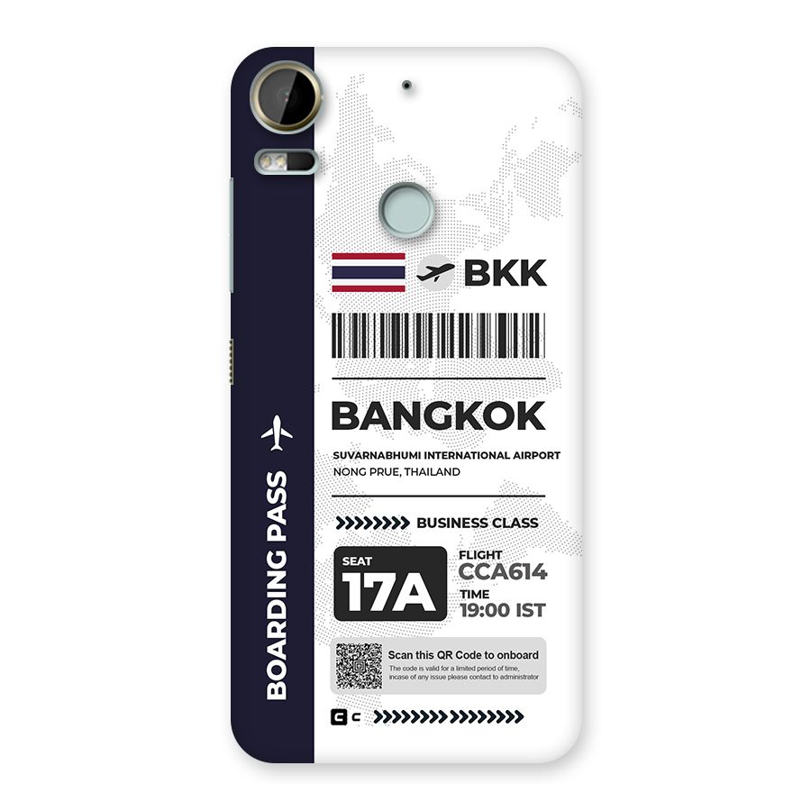 International Boarding Pass Bangkok Back Case for Desire 10 Pro