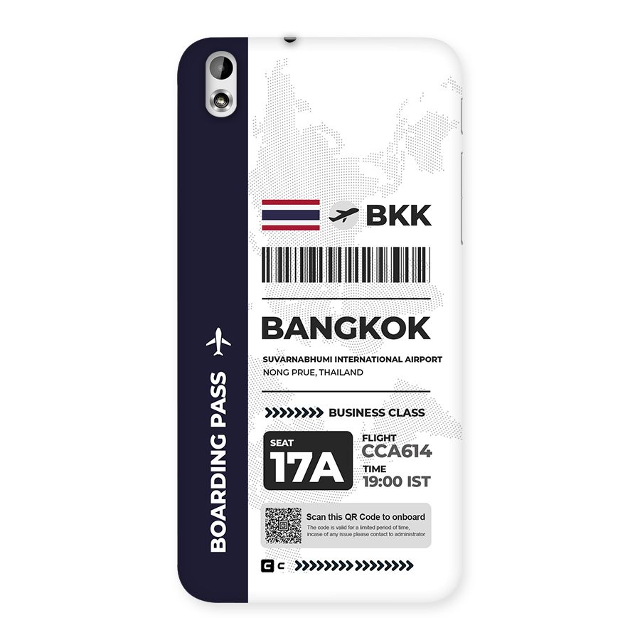 International Boarding Pass Bangkok Back Case for Desire 816g