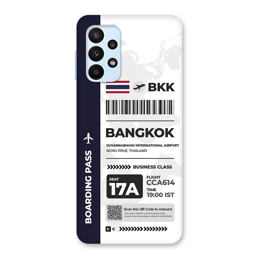 International Boarding Pass Bangkok Back Case for Galaxy A23