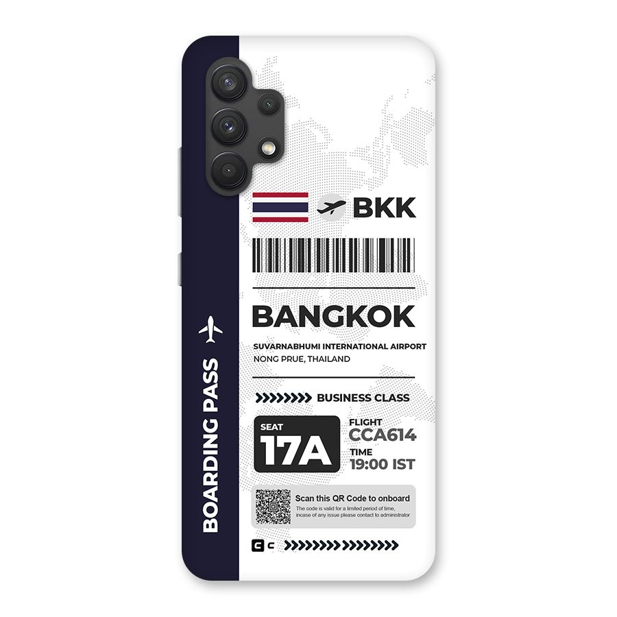 International Boarding Pass Bangkok Back Case for Galaxy A32