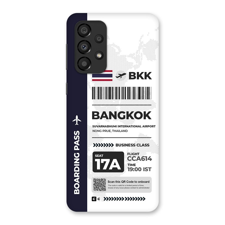 International Boarding Pass Bangkok Back Case for Galaxy A33 5G